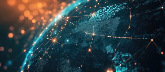 Poster - Global communication network with a focus on artificial intelligence concepts