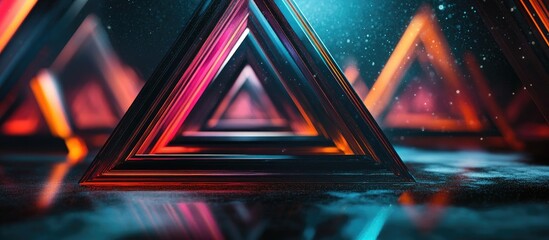 Poster - Stunning Triangle Graphic Design