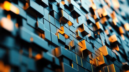 Poster - Stunning abstract digital pixelated decorative texture background