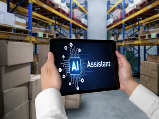 Poster - Generative AI virtual assistant tools for prompt engineer and user for ease of engage artificial intelligence AI technology help people to work with generative AI functions by prompting the AI snugly