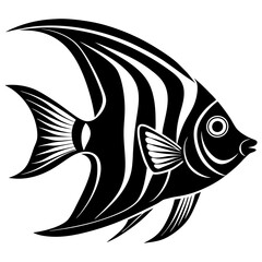 black and white fish