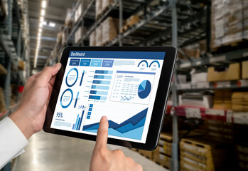 Poster - business data dashboard provide business intelligence analytic for marketing strategy planning snugl