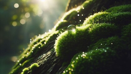 water drops on the grass