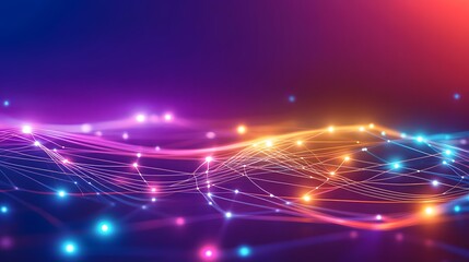 Poster - Abstract Digital Network