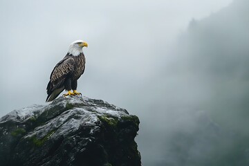 Canvas Print - american bald eagle