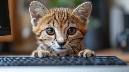 Wall Mural - Animal at work on white background