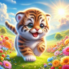 Wall Mural - Tigerbaby