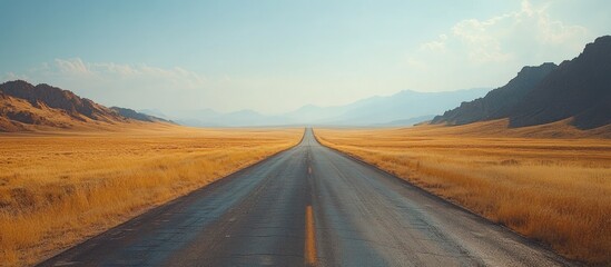 Sticker - Open Road in Desert Landscape