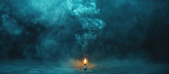 Poster - A Single Candle in a Sea of Smoke