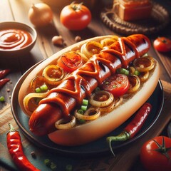 Wall Mural - Hot Dog