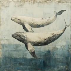 Wall Mural - Marine Mammals