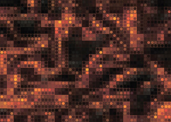 Abstract pixel vector background streams of lava