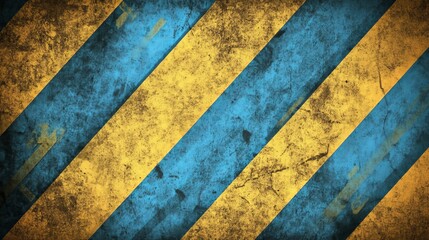 Poster - The vintage yellow blue geometric background is a reproduction of a 1960s 1970s backdrop print, retro texture line art wallpaper, and a striped poster from the 1950s.