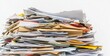 © Halina Berah - A pile of papers, paperwork documents, bureaucracy, and messy accounting reports
