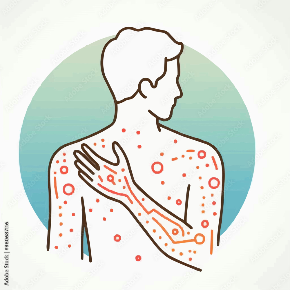 image-vectorielle-stock-acne-psoriasis-eczema-vitiligo-alopecia