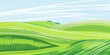 © Svetlana - Vibrant green fields depict a serene spring landscape with rolling hills, capturing the essence of eco-friendly agriculture and lush countryside