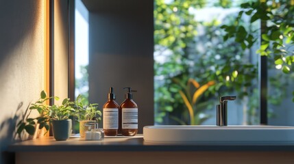 Modern Bathroom with Natural Light