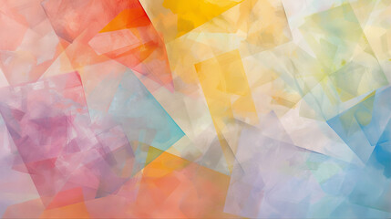 Wall Mural - Multicolor abstract geometric background wallpaper 