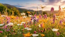 Wildflowers In Field Free Stock Photo - Public Domain Pictures