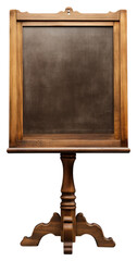 Wall Mural - PNG Standing sign blackboard on the white background