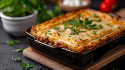 Canvas Print - Greek Moussaka Cozy Kitchen