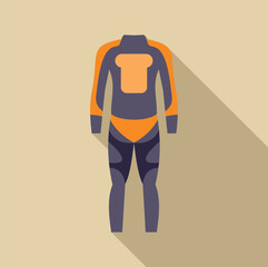 Poster - diving suit for professional diver wearing diving wetsuit for extreme sports, isolated on background