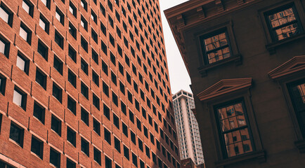 Wall Mural - red brick building downtown New York Manhattan 