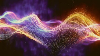 Poster - Animated Particle Flow