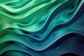 Poster - Close-up of variously colored ocean waves on a wall
