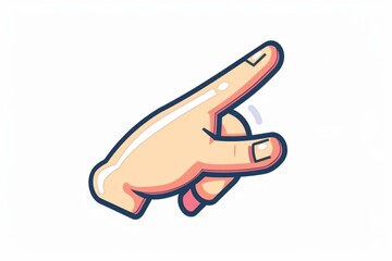 Poster - A human hand pointing at something with a finger, possibly indicating importance or direction