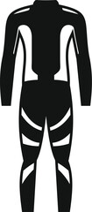 Poster - Protective costume for extreme sports and activities icon in simple style isolated on white background