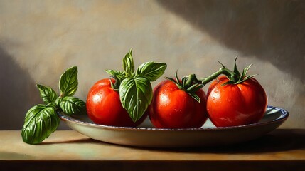 tomatoes & basil