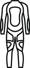 Poster - full body diving suit, protecting a diver while exploring the underwater world
