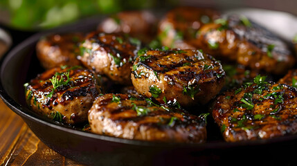 Poster - Grilled Portobello Mushrooms Mountain Retreat