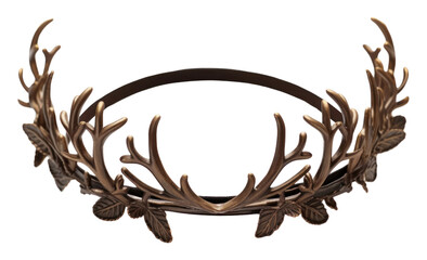 Wall Mural - png christmas jewelry antler white background.