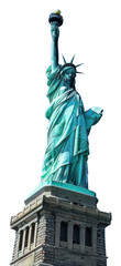 Canvas Print - PNG Statue of Liberty statue architecture sculpture.