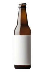 Poster - PNG Beer bottle packaging mockup drink lager condensation.