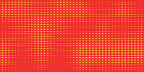 Wall Mural - dots halftone orange color pattern gradient texture with technology digital background. dots pop art