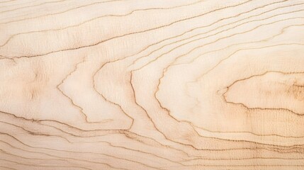 Poster - Exquisite Maple Wood Texture with Soft Creamy Tones and Delicate Grain Patterns Highlighting the Smooth Soothing Surface  Serene and Sophisticated Natural Background