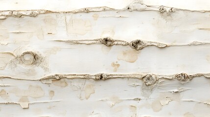 Poster - Serene Birchwood Texture with Delicate Grain Patterns and Smooth Finish   A Minimalist and Elegant Natural Background Featuring the Gentle Tones and Smooth Surface of a Birch Wood Material