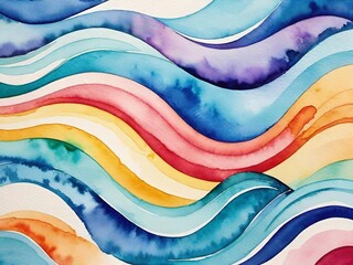 Sticker - abstract background with watercolor paint texture