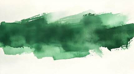 Wall Mural - Abstract Green Watercolor Wash Background Texture