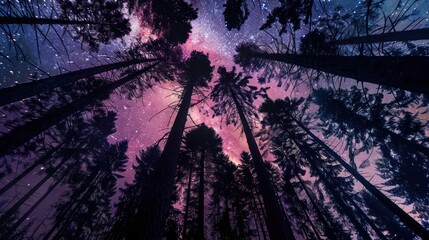 Milky Way Through the Trees