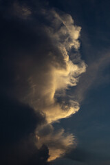 Wall Mural - beautiful sky and clouds at sunset