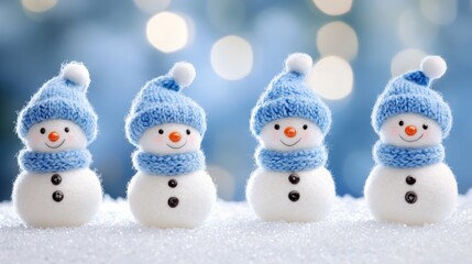 Wall Mural - Christmas snowman