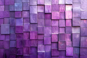 Canvas Print - Textured abstract wall in shades of purple and violet.