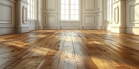 Canvas Print - empty room interior