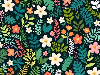 Sticker - Colorful Floral Pattern