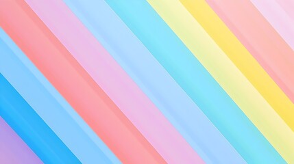 Poster - Vibrant Rainbow Stripe Wallpaper Pattern on Sky Blue Background for Versatile Design Use   Seamless Repeating Customizable Graphic Backdrop Perfect for Websites Packaging Interiors and More