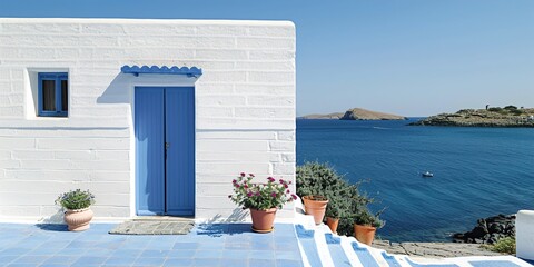 Canvas Print - swimming pool in island